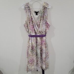 Lane‎ Bryant Womens Dress Size 28 Colorful Art To Wear Knee Length